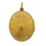 ANTIQUE VICTORIAN LOCKET PENDANT