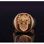 ANTIQUE MENS SEAL RING