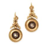 ANTIQUE VICTORIAN PAIR OF DROP EARRINGS