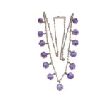 ANTIQUE VICTORIAN AMETHYST NECKLACE