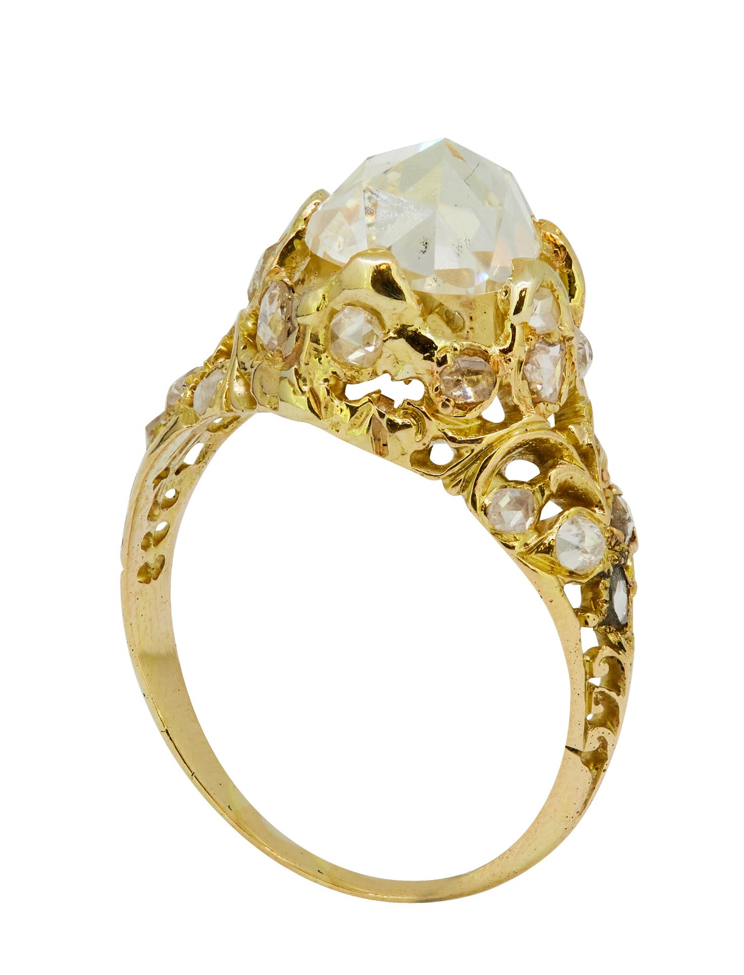 ANTIQUE DIAMOND RING - Image 2 of 2