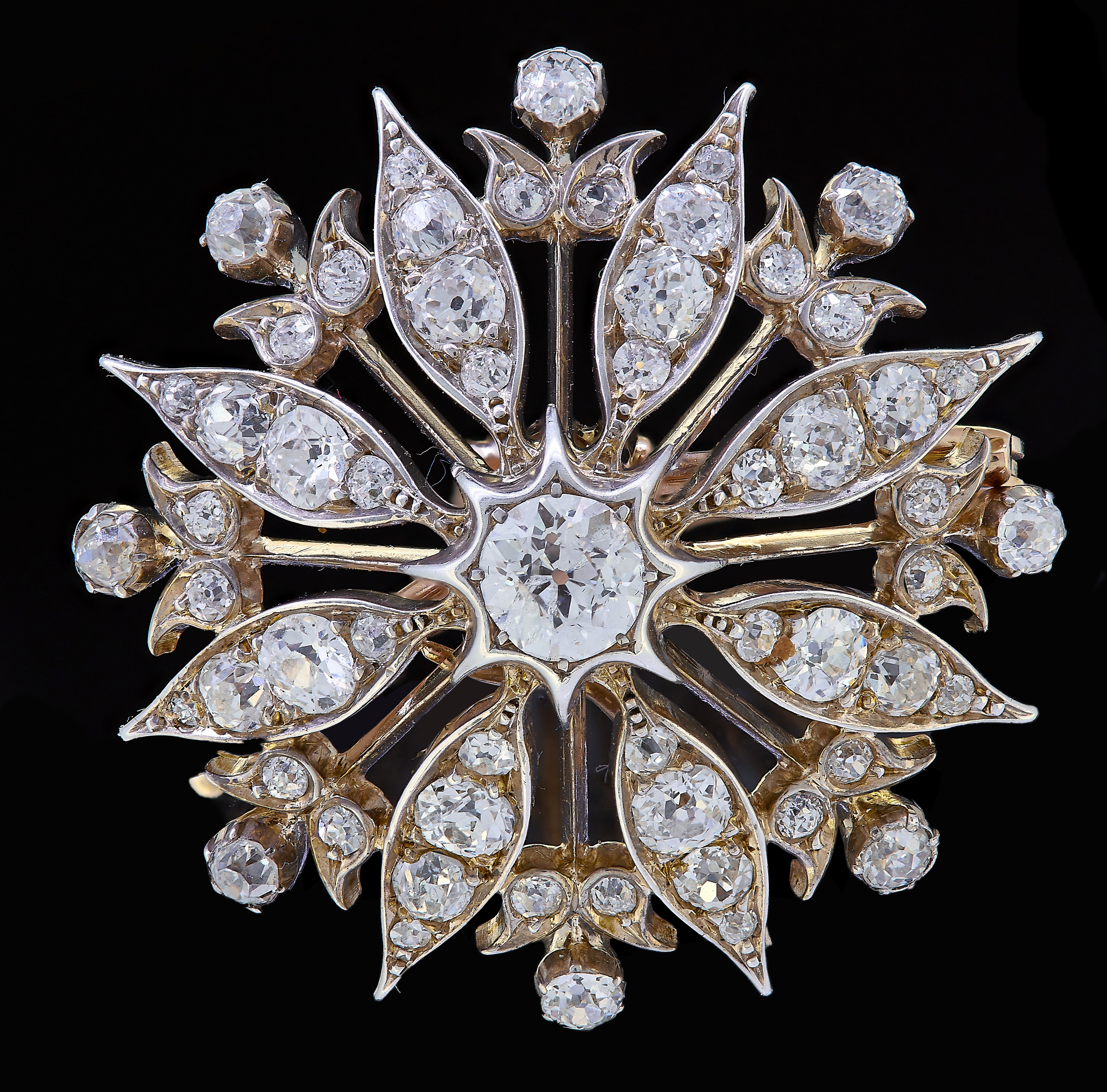 DIAMOND STAR BROOCH