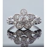 DIAMOND CLUSTER RING