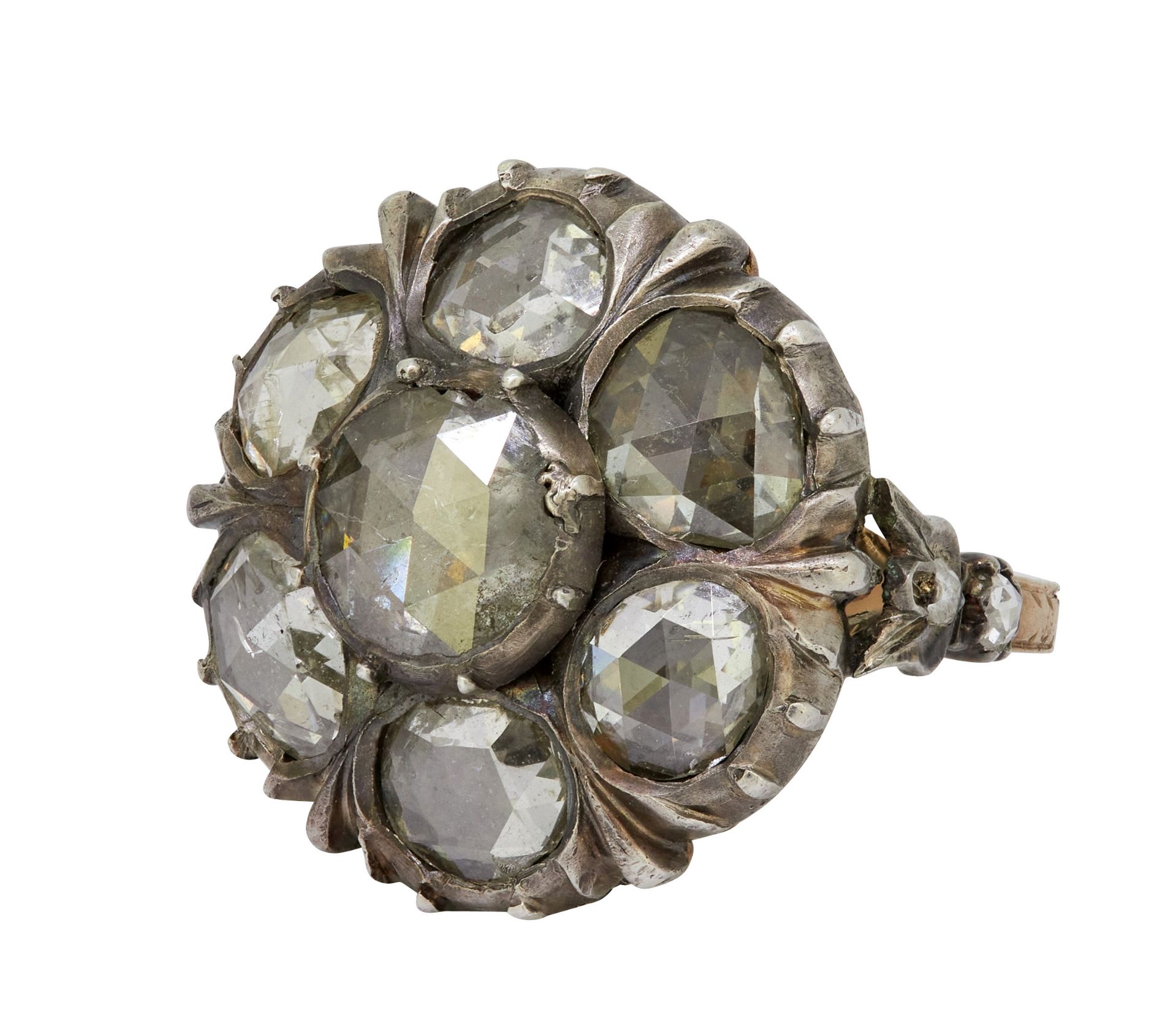 ANTIQUE DIAMOND CLUSTER RING