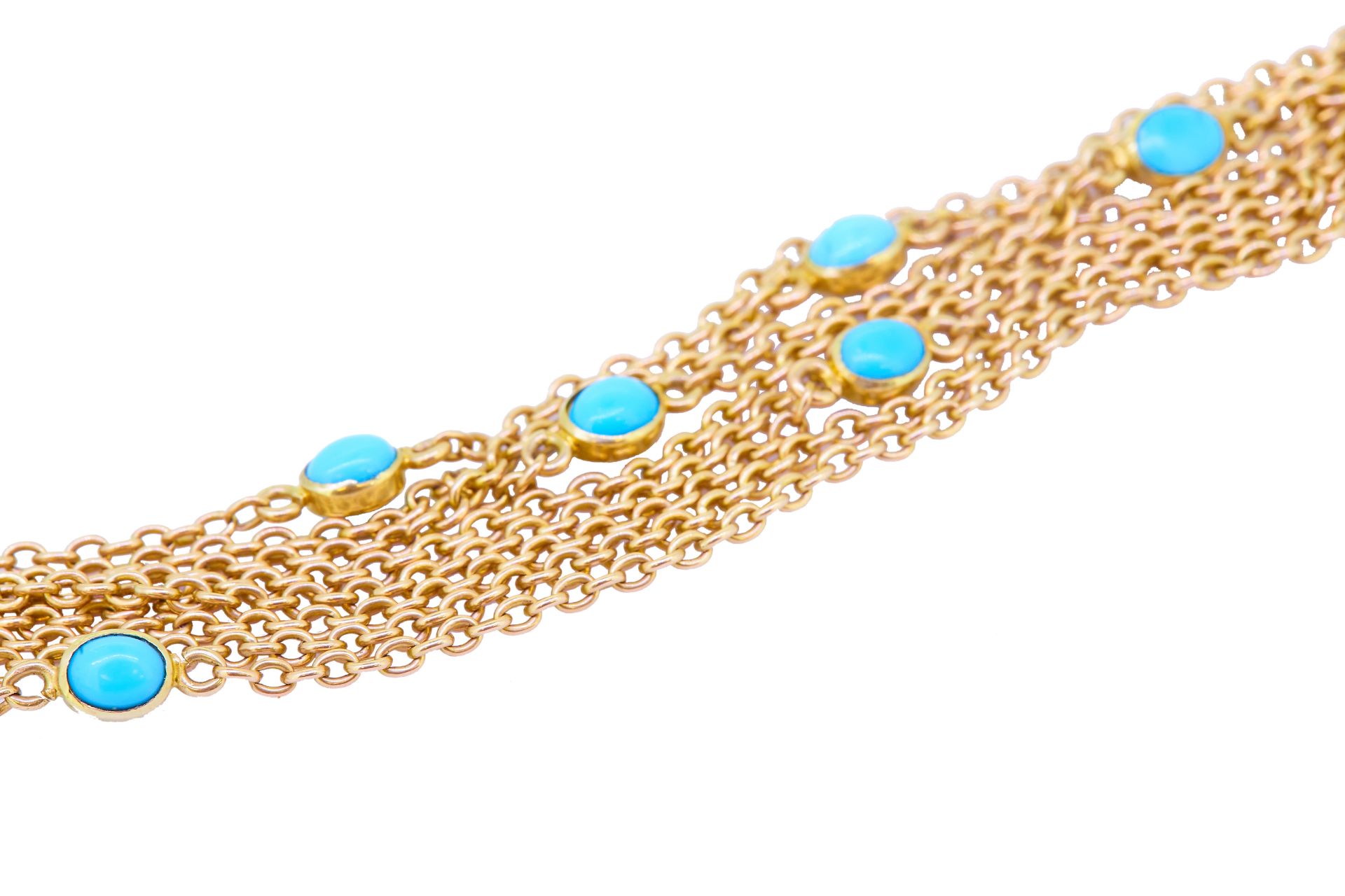 TURQUOISE SOUTOIRE NECKLACE