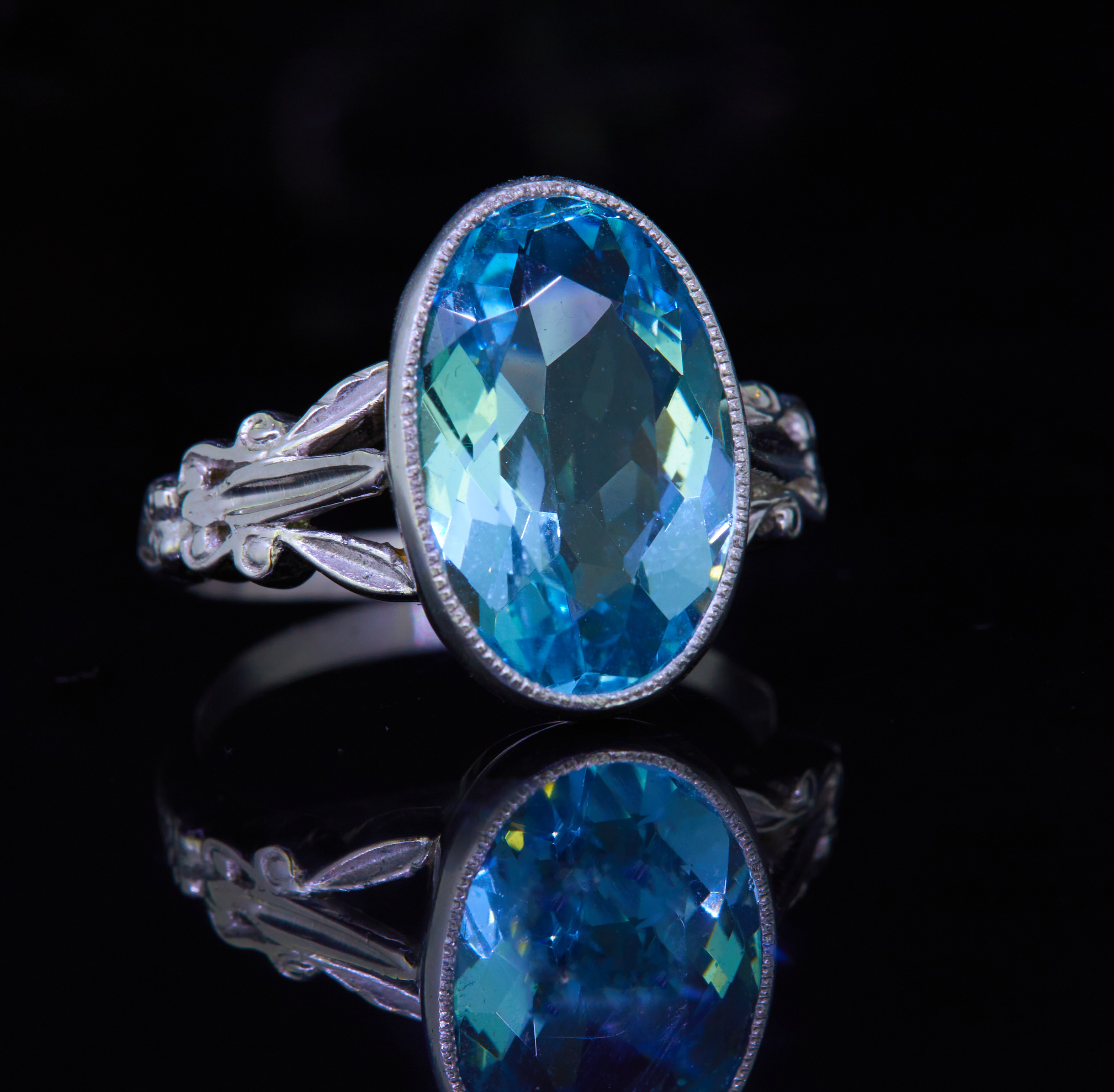 AQUAMARINE DRESS RING