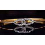 ANTIQUE DIAMOND HINGED BANGLE