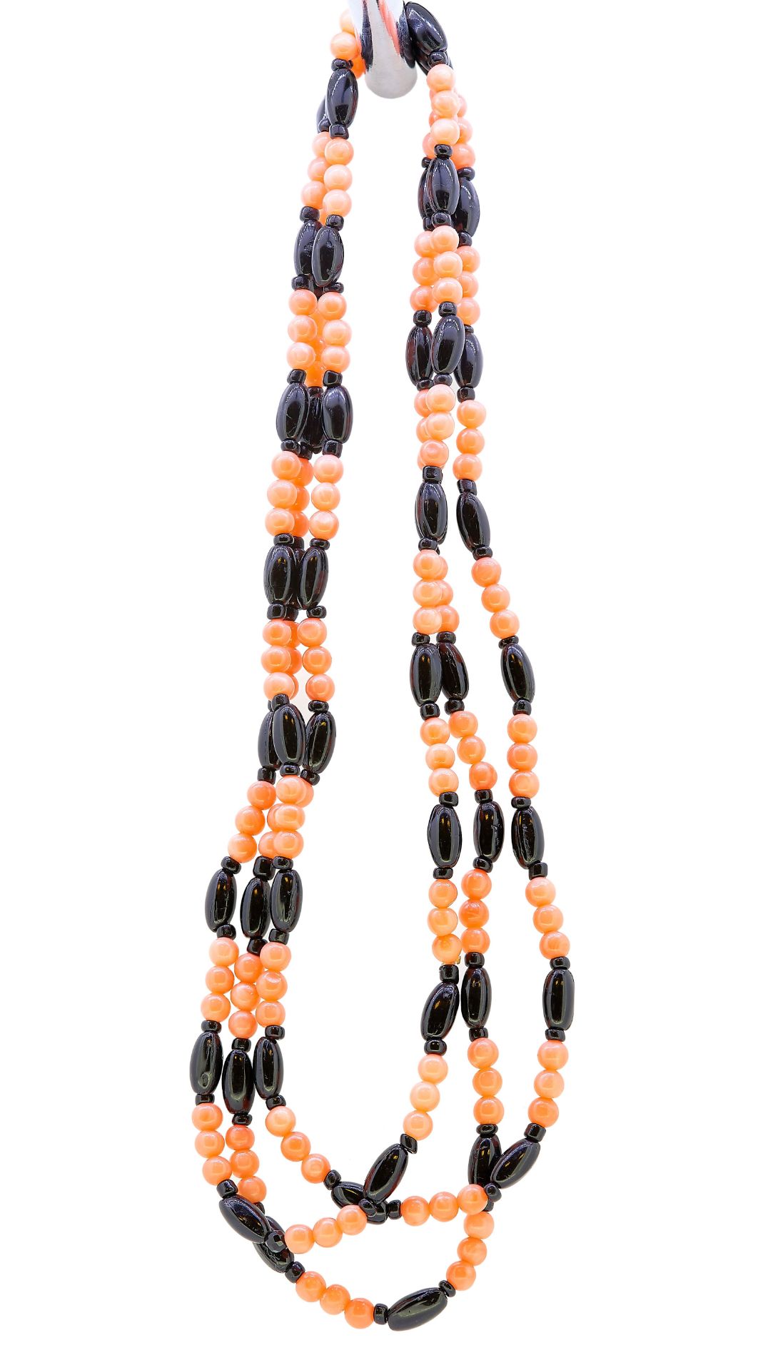 CORAL AND JET NECKLACE - Bild 2 aus 2