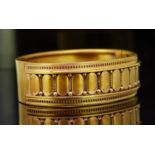 ANTIQUE VICTORIAN HINGED BANGLE