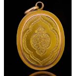 ANTIQUE VICTORIAN LOCKET PENDANT