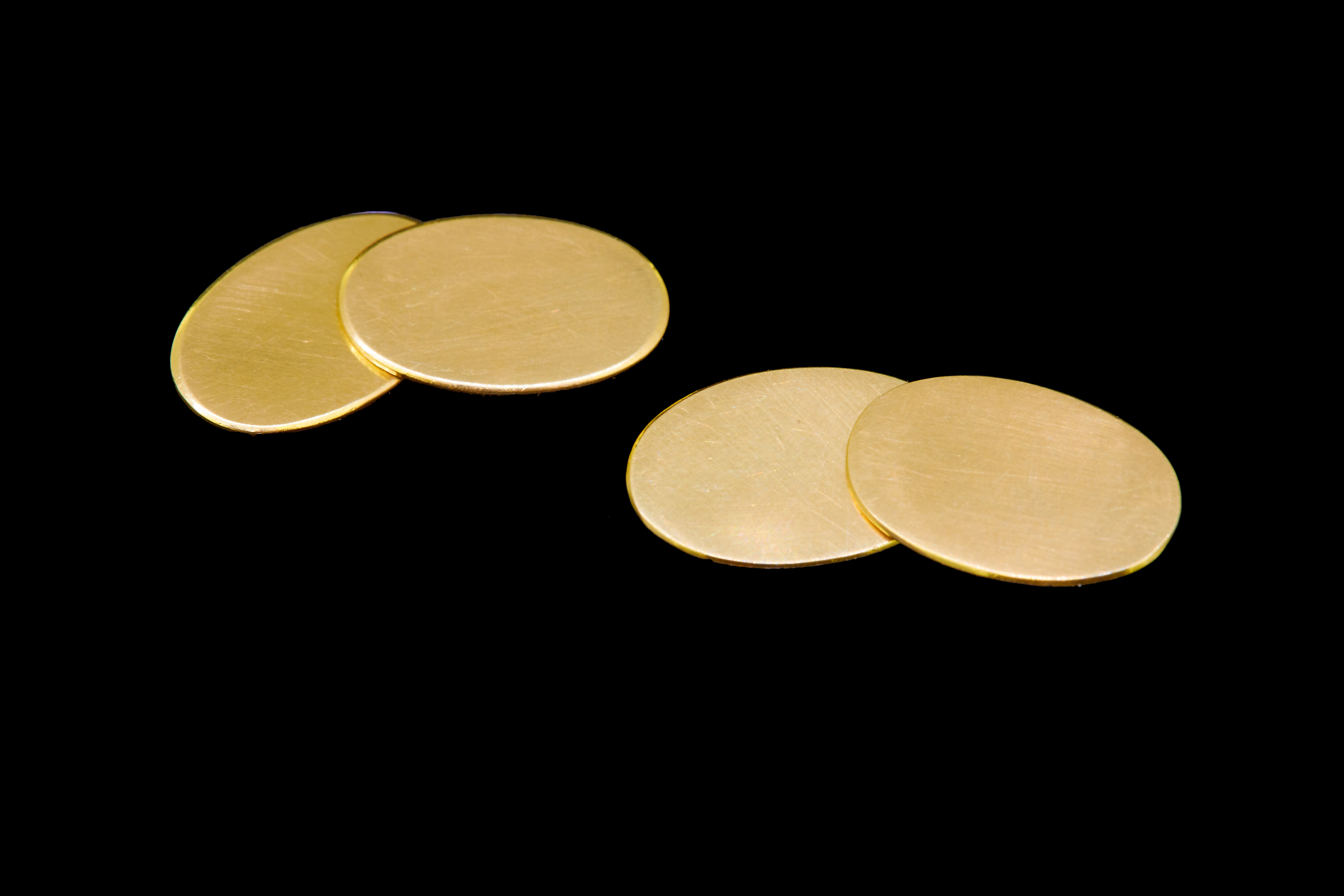 PAIR OF 18-CT GOLD CUFFLINKS