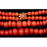 2-ROW CORAL NECKLACE