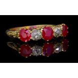 RUBY AND DIAMOND DRESS RING