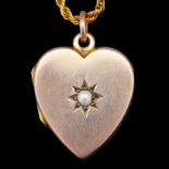 ANTIQUE VICTORIAN HEART LOCKET PENDANT