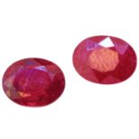 LOT OF 2 LOOSE RUBIES