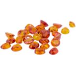 LOT OF LOOSE MIXED CUT CITRINES