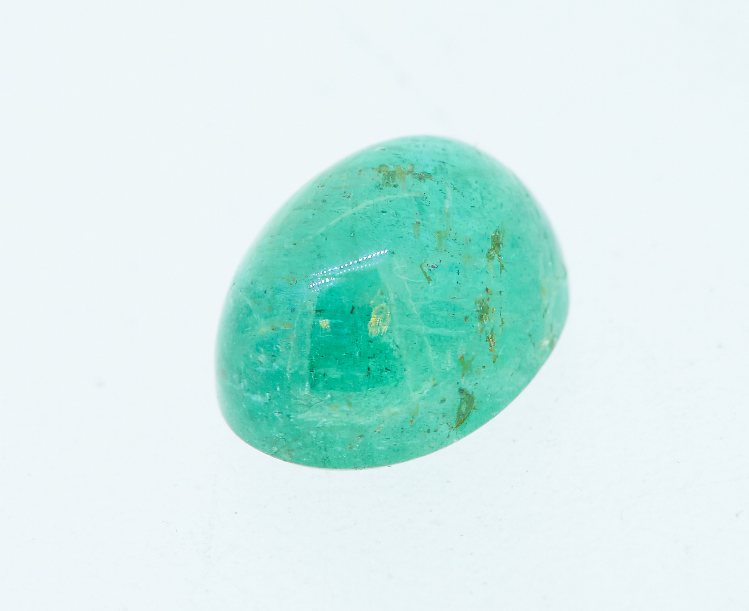 LOOSE CABOCHON CUT EMERALD, 1.71 CT.