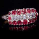 RUBY AND DIAMOND DRESS RING