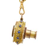 RARE ANTIQUE TELESCOPE PENDANT