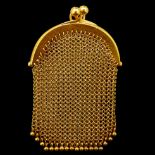 -NO RESERVE- ANTIQUE GOLD CHAIN BAG