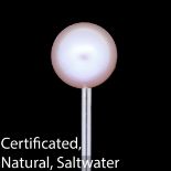 -NO RESERVE- BOUCHERON, NATURAL SALTWATER PEARL TIE-PIN