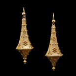 -NO RESERVE- RARE PAIR OF ANTIQUE DROP EARRINGS