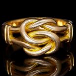 -NO RESERVE- ANTIQUE TWISTED KNOT RING