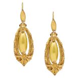 PAIR OF ANTIQUE VICTORIAN DROP EARRINGS