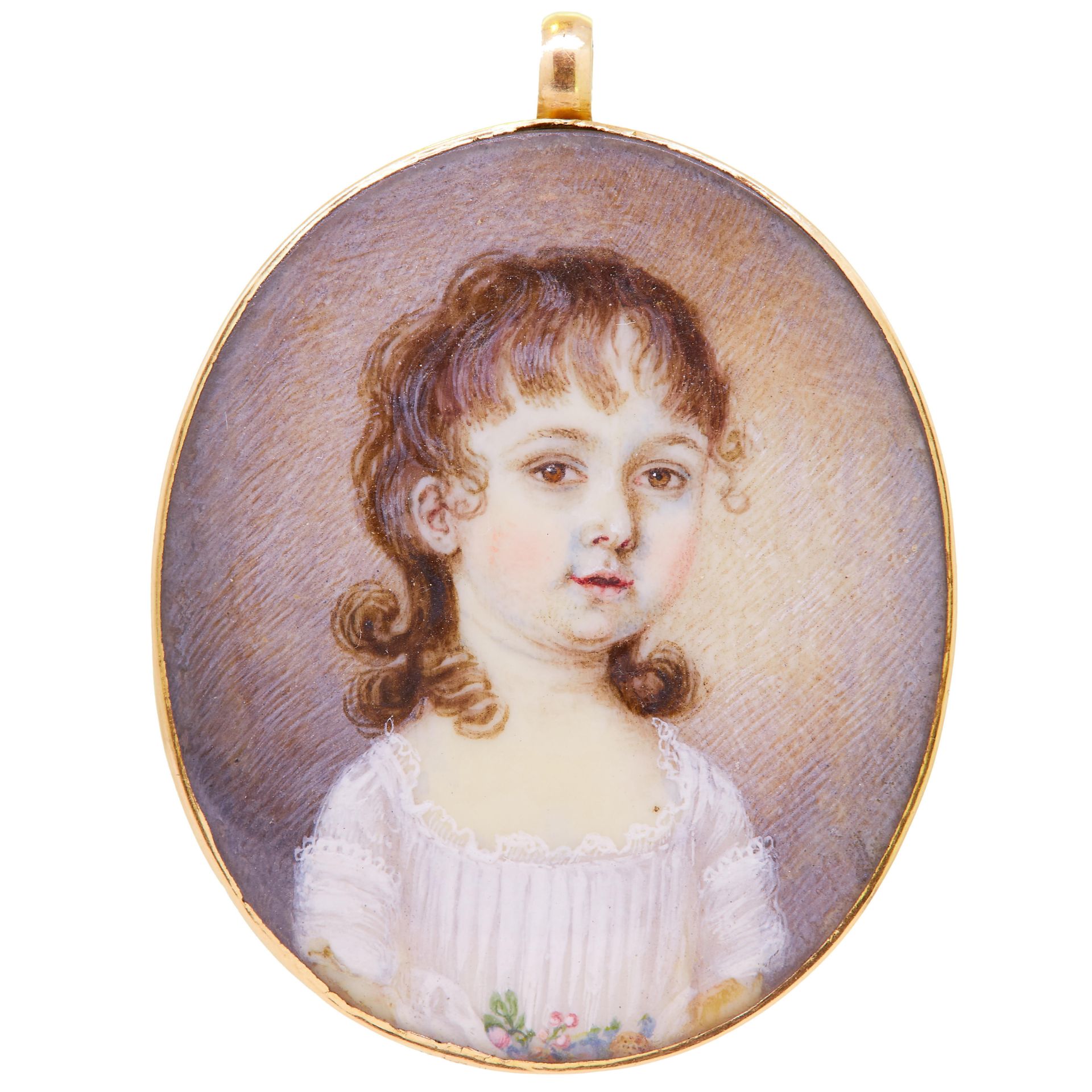 ANTIQUE MEMORI PORTRAIT MINIATURE LOCKET - Image 2 of 2