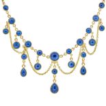 SAPPHIRE DROP NECKLACE