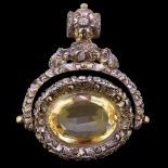 ANTIQUE CITRINE FOB SEAL