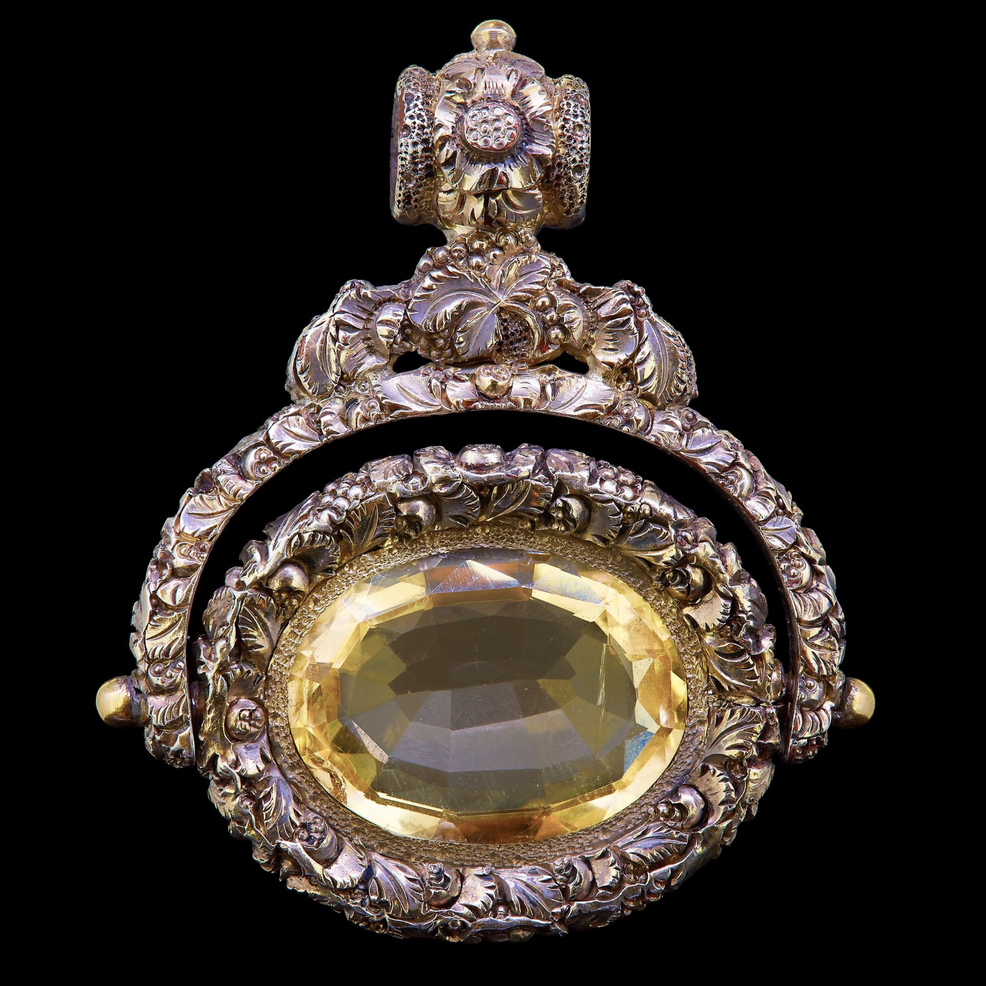 ANTIQUE CITRINE FOB SEAL