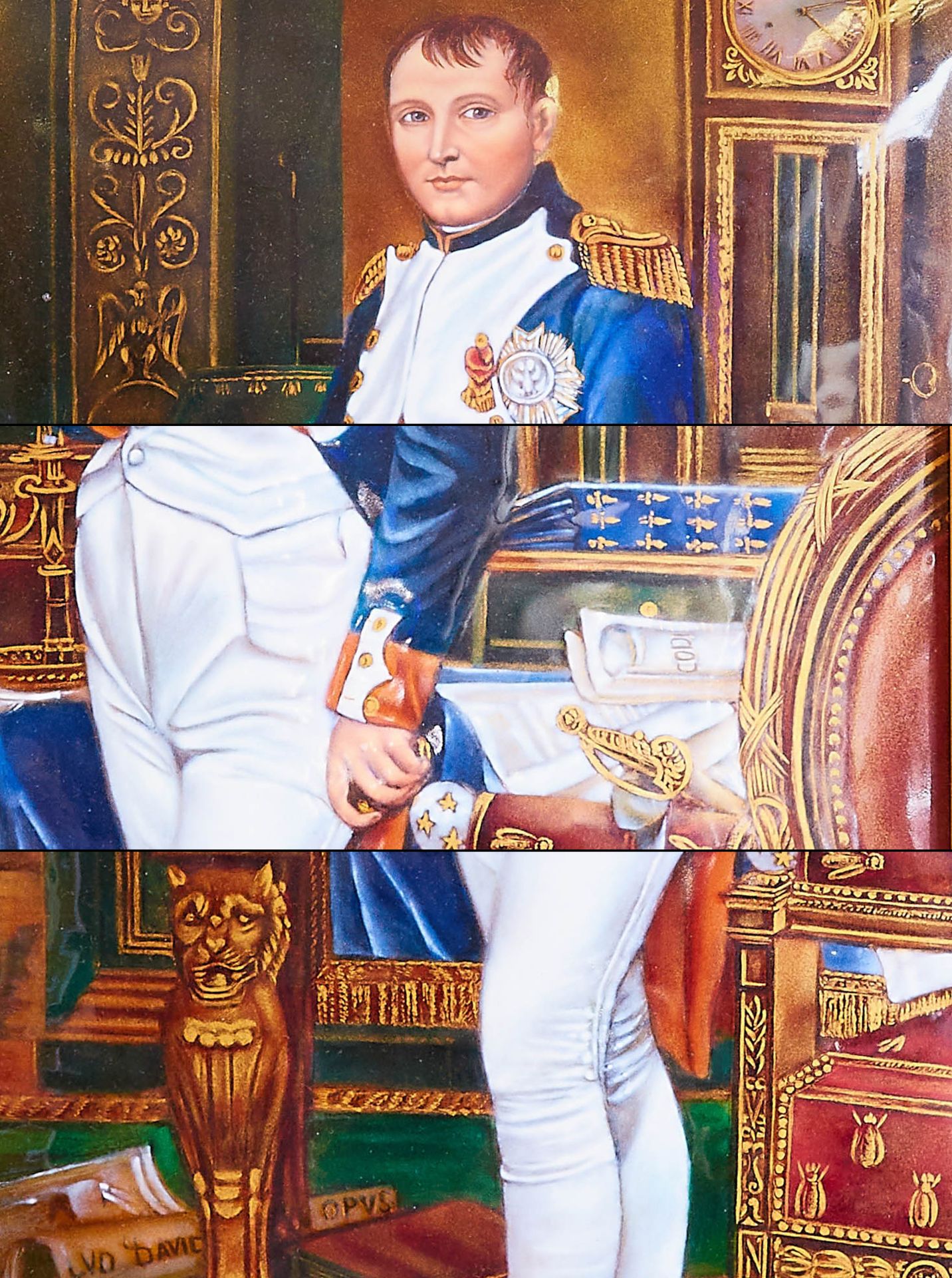 LIMOGES, THE EMPEROR NAPOLEON IN HIS STUDY AT THE THUILLERIES