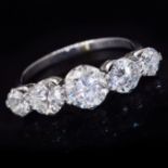 5-STONE DIAMOND DRESS RING