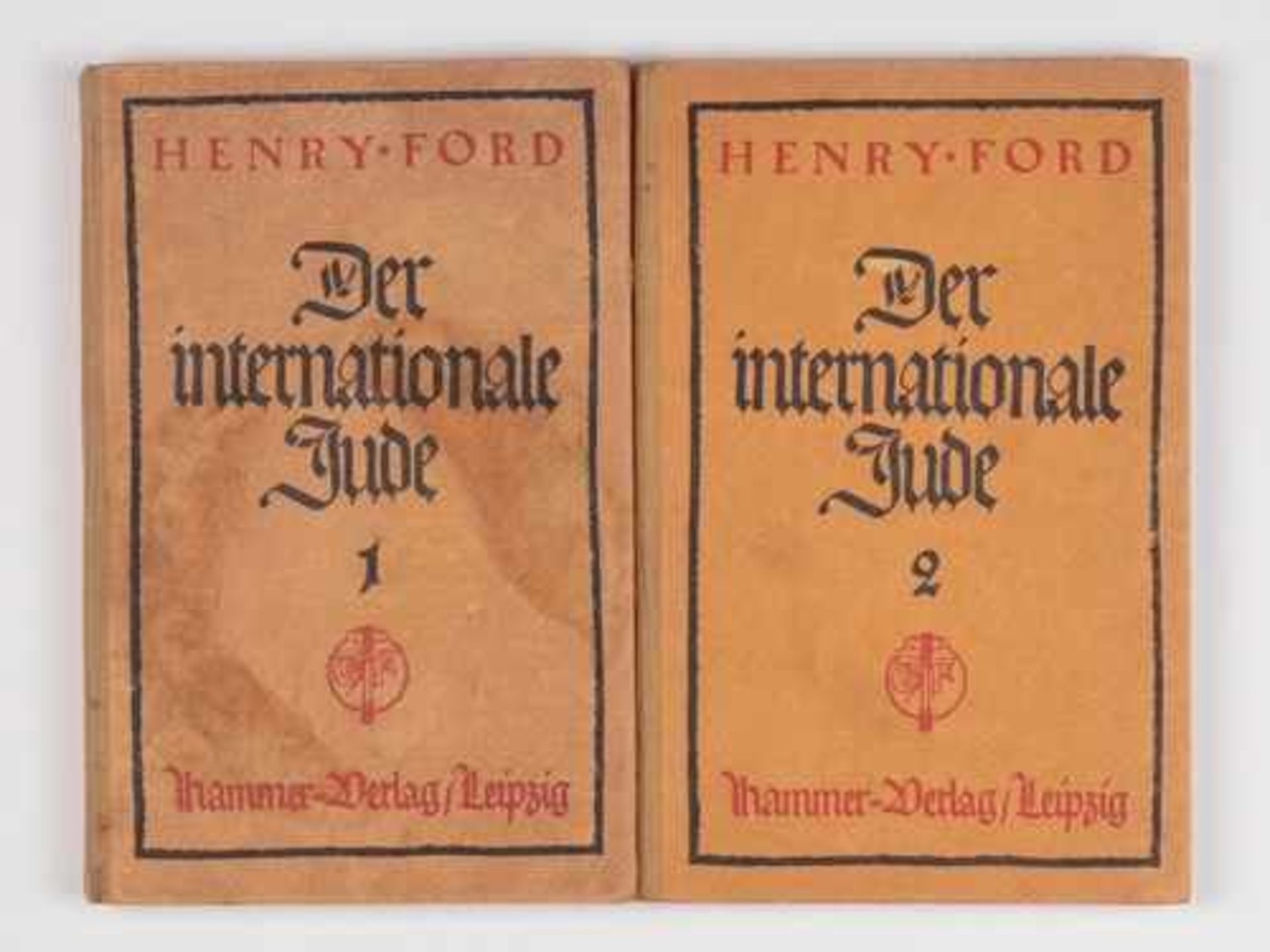 Bücher - 3.Reich Ford, Henry:"Der internationale Jude", Bd. 1 u. 2., Hammer-Verlag Leipzig 1922,15.