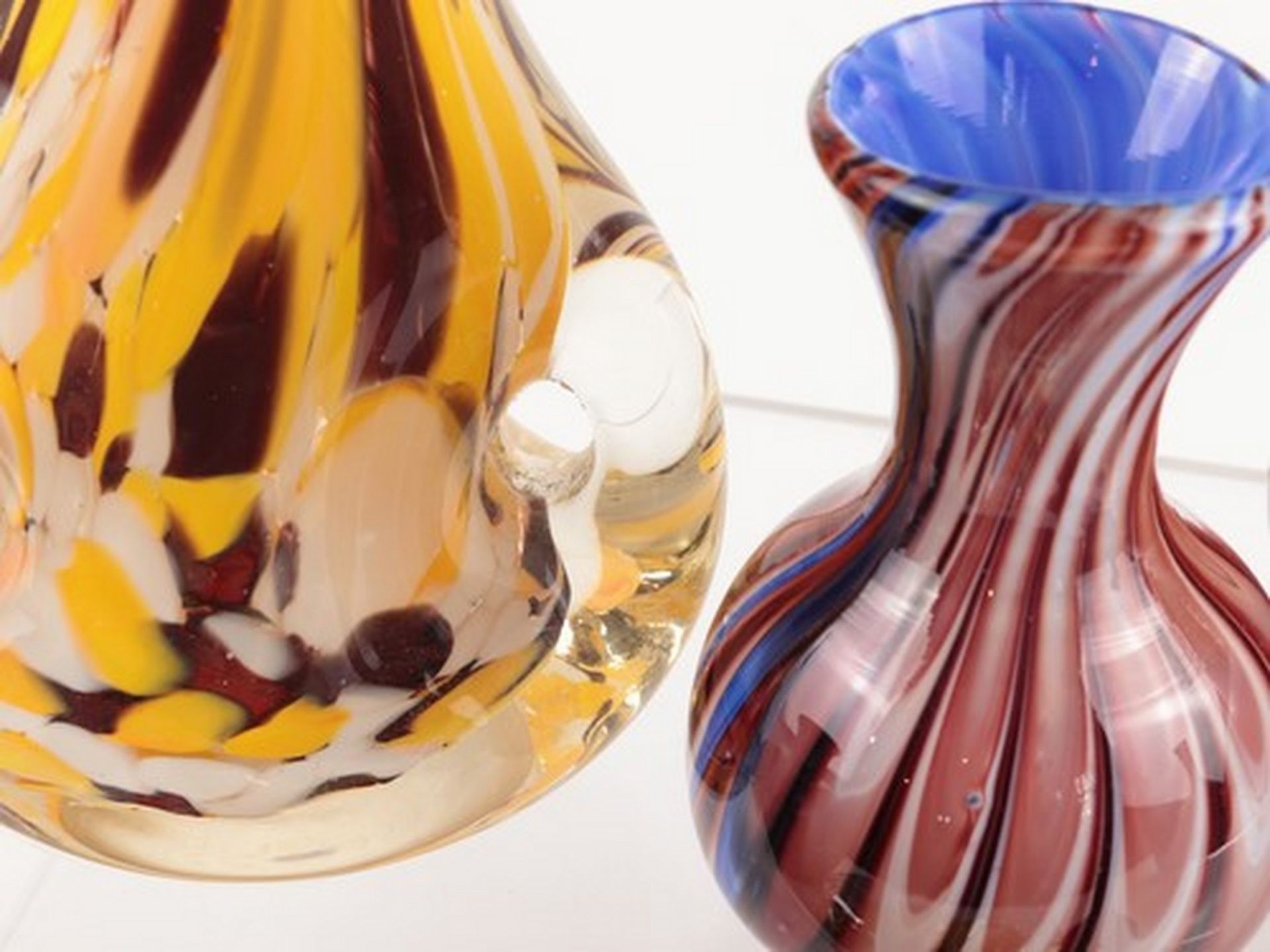 Vasen - Konvolut Joska, Bodenmais, Studioglas, 9 St., untersch. Formen u. Größen, farbloses Glas, - Image 6 of 6