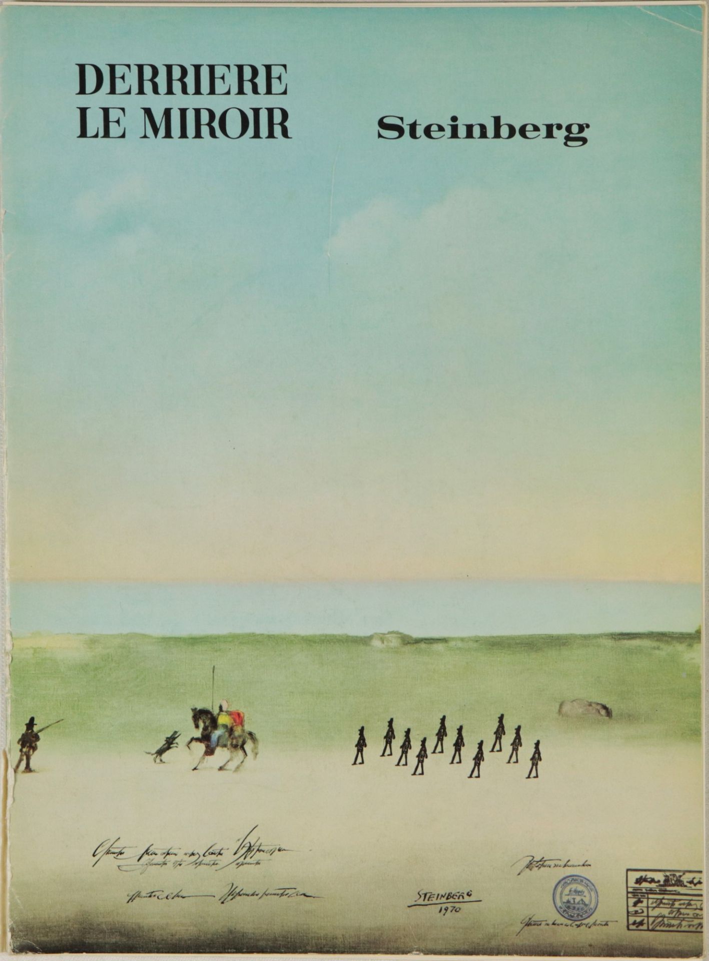 Derriere le Miroir - Saul Steinberg Künstler-Edition, hg. von dem französischen Verlegerpaar