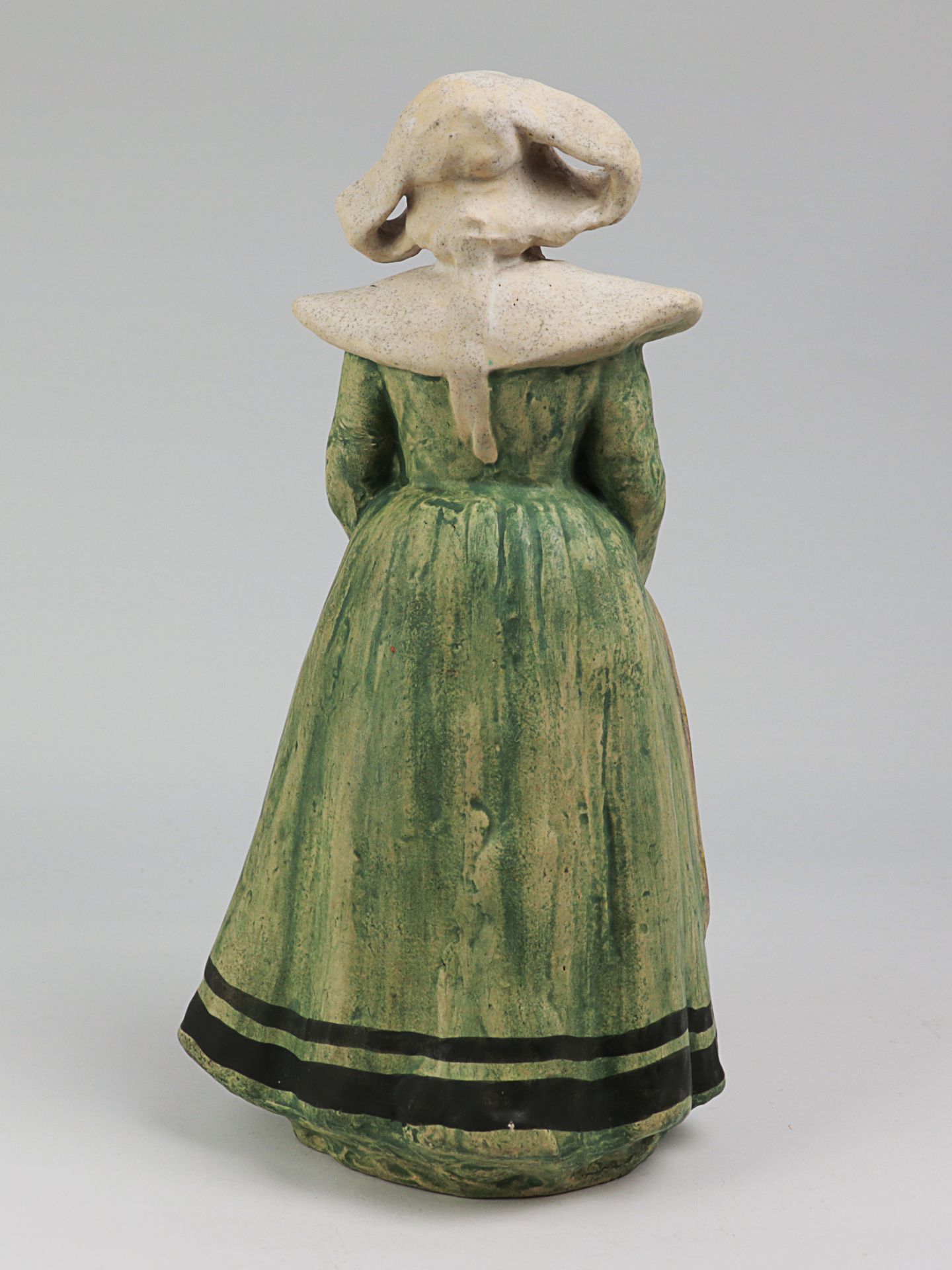 Lachenal, Edmond - Figur um 1900, Jugendstil, Frankreich, Châtillon-sous-Bagneux, Keramik, heller - Bild 2 aus 4