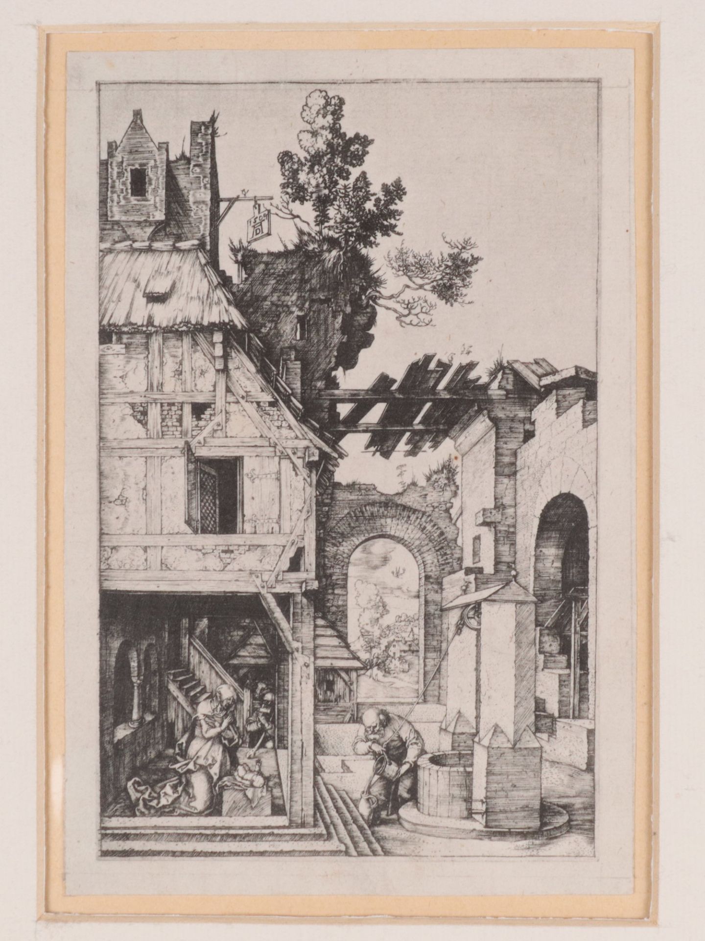 Dürer, Albrecht - Reproduktion "Die Geburt Christi (Weihnachten)" nach Albrecht Dürer, - Bild 2 aus 6