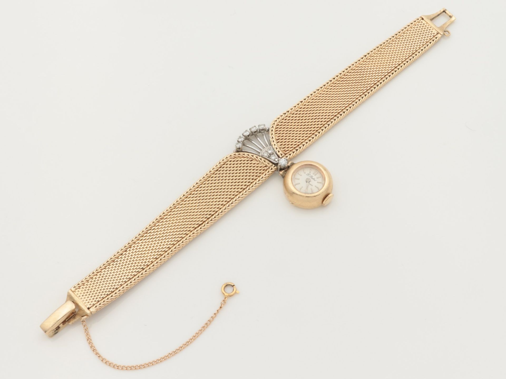 P. Buhré - Damenarmbanduhr Schweiz, gest. K 14 für GG/WG 585, außerhalb des Bandarmbandes, an einem - Bild 3 aus 13