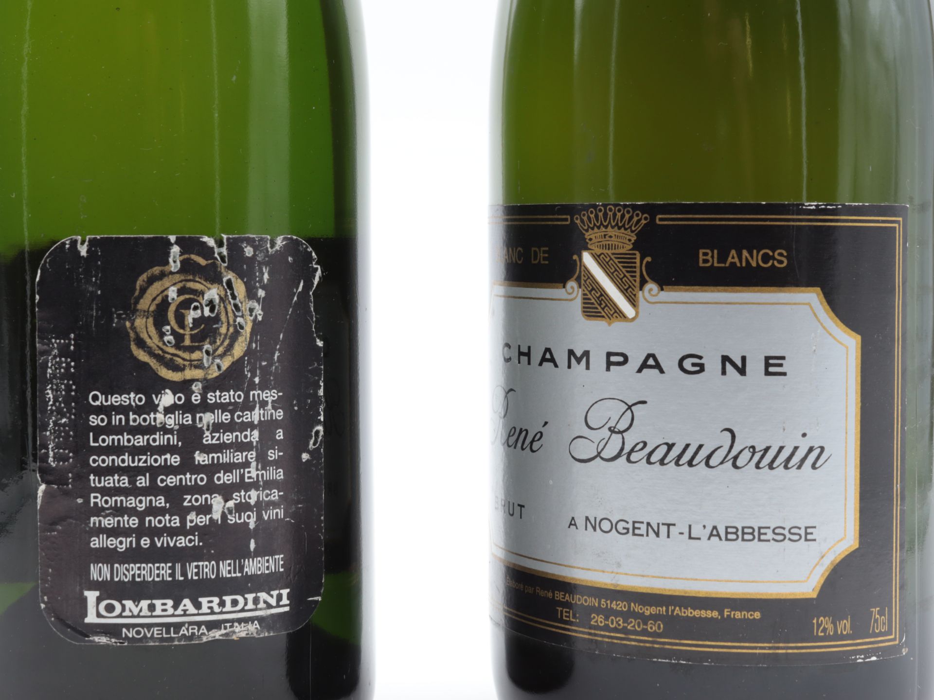 Champagner 1 Fl., René Beaudouin a Nogent-L´Abbesse, Brut, Blanc de blancs, 12 %, niedriger - Bild 4 aus 4