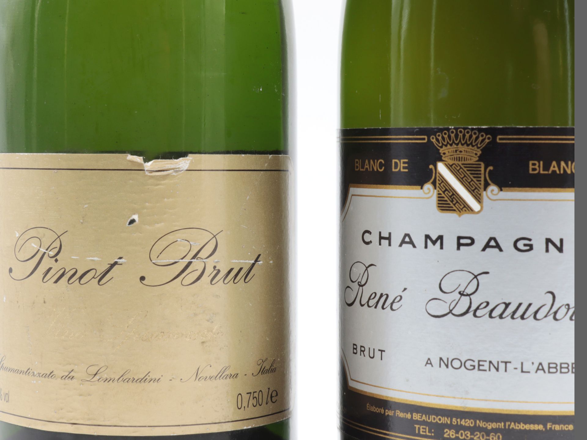 Champagner 1 Fl., René Beaudouin a Nogent-L´Abbesse, Brut, Blanc de blancs, 12 %, niedriger - Bild 3 aus 4