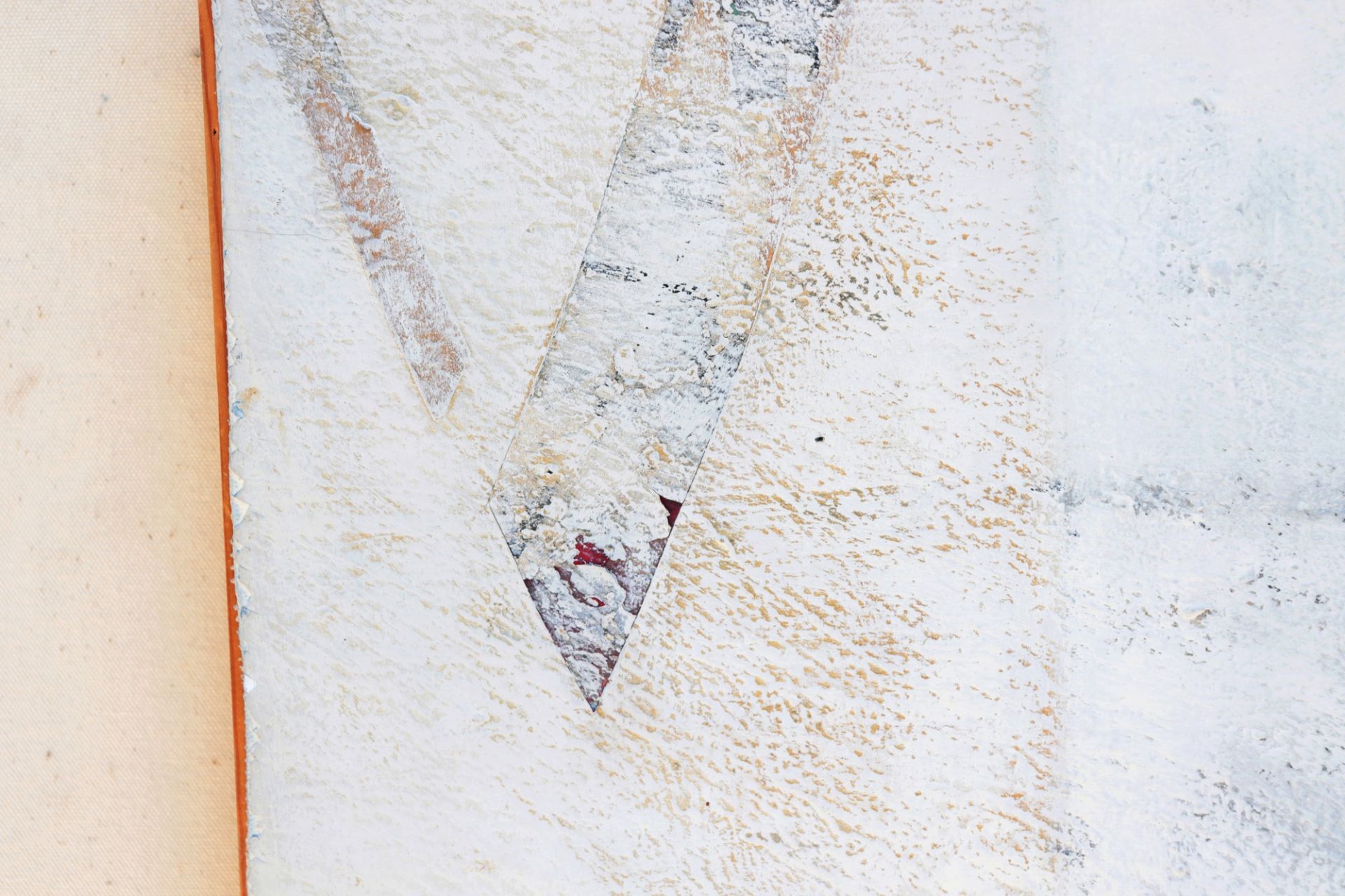 Daffré, Selma zugeschr., "Abstrakte Komposition mit weißen Farbflächen ", Mischtech - Bild 4 aus 7