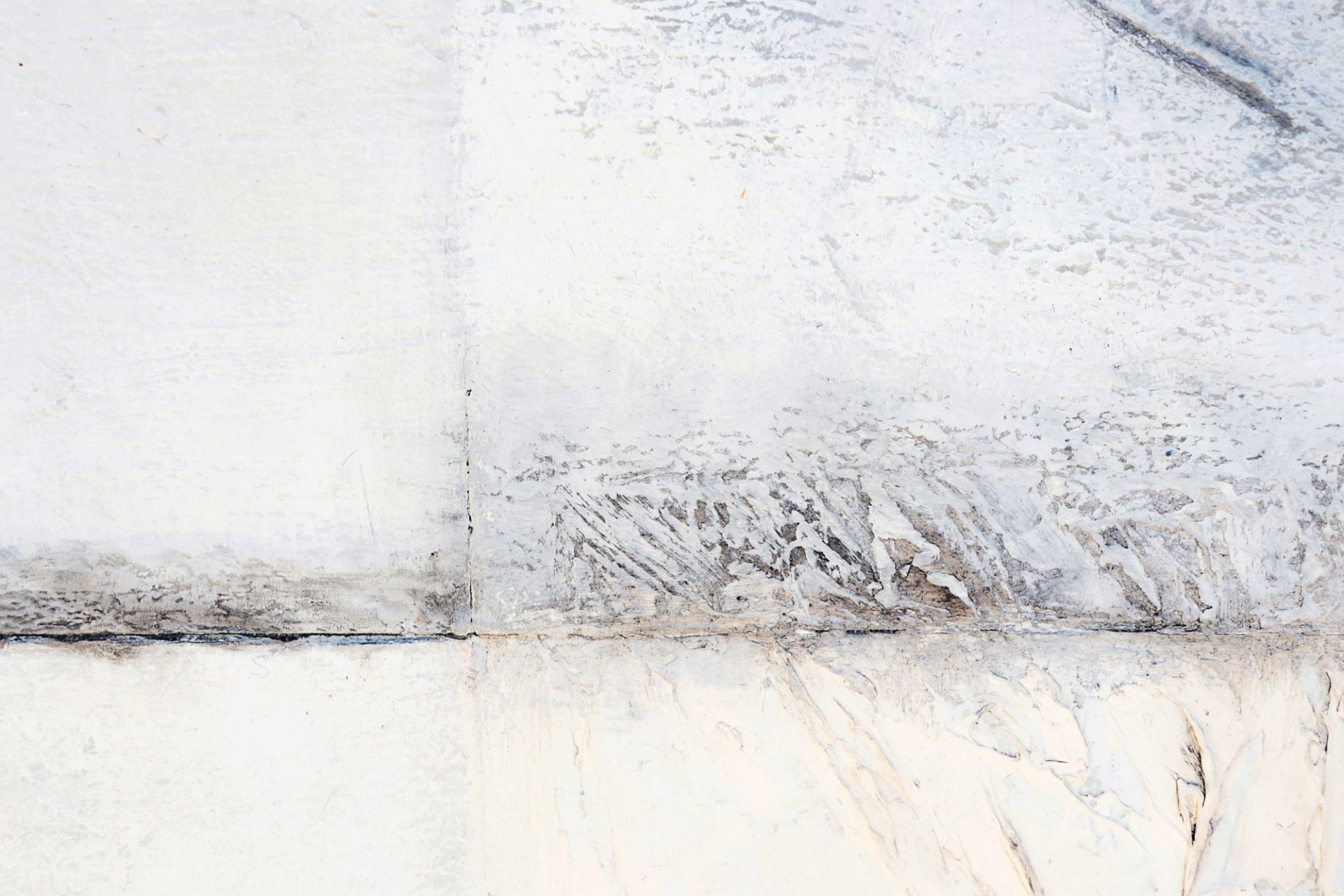 Daffré, Selma zugeschr., "Abstrakte Komposition mit weißen Farbflächen ", Mischtech - Bild 5 aus 7