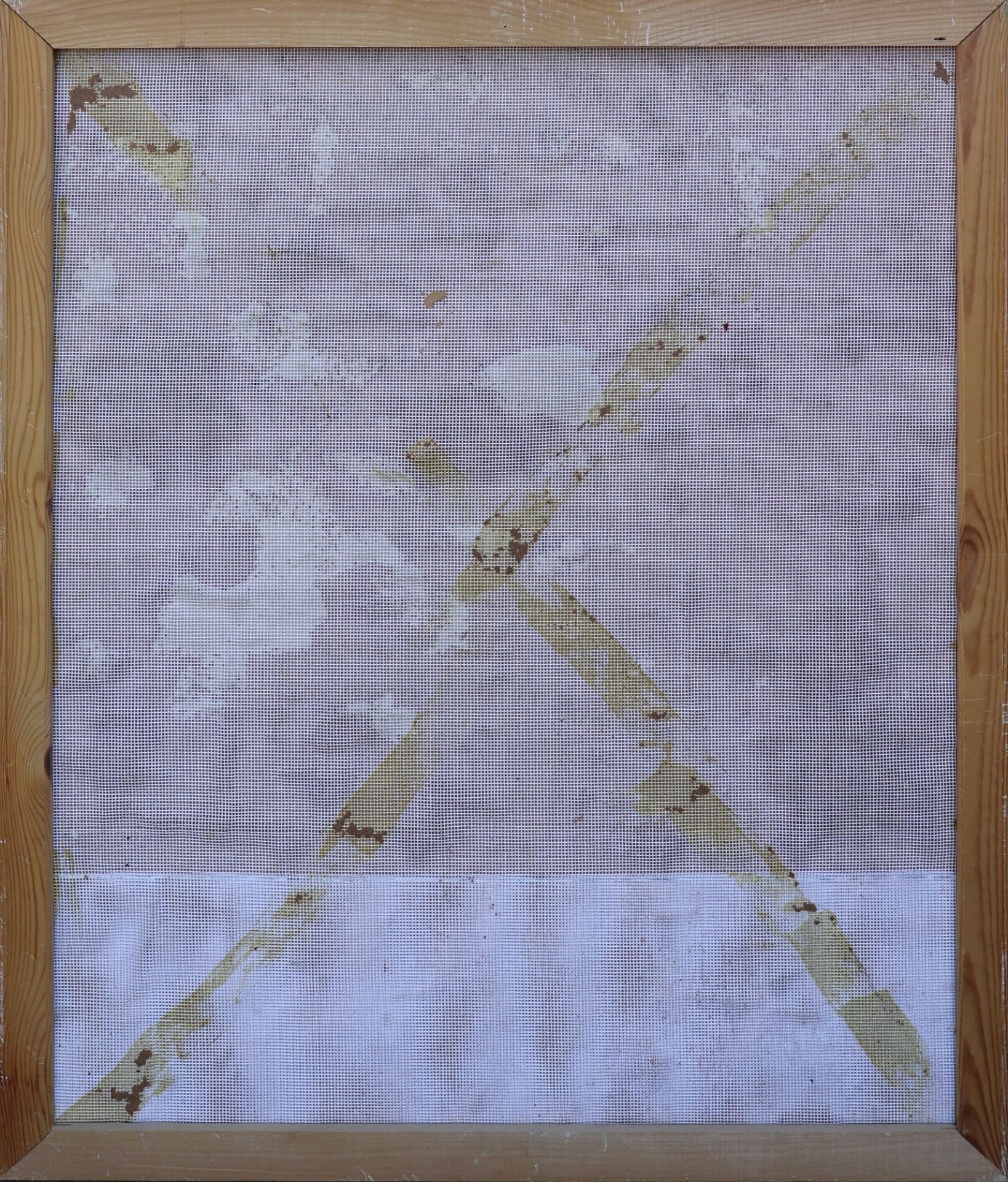 Daffré, Selma zugeschr., "Abstrakte Komposition mit weißen Farbflächen ", Mischtech - Bild 2 aus 7