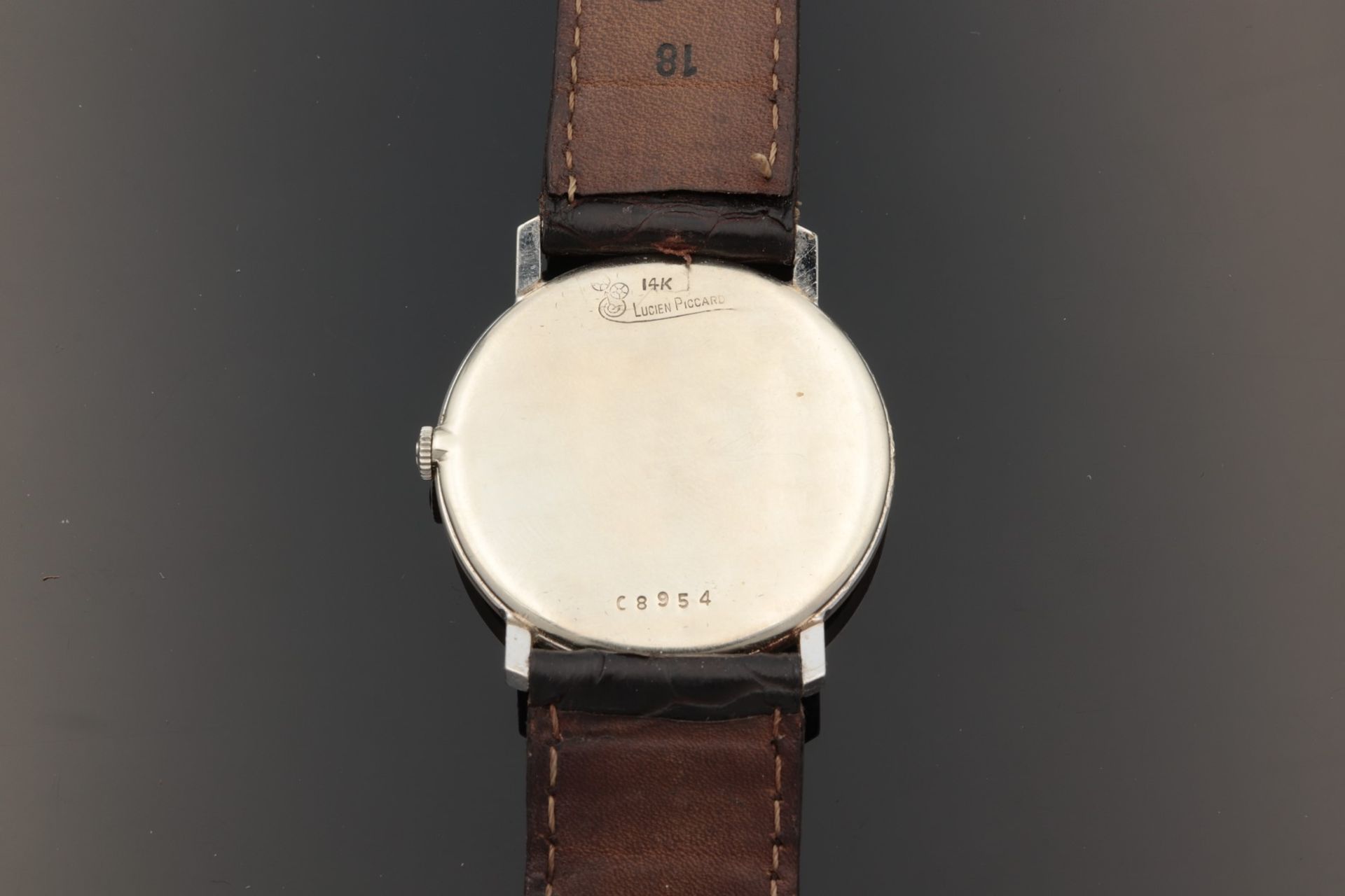 Lucien Piccard - Damenarmbanduhr gest. 14K für WG 585, rundes Gehäuse, Dca.3cm, gemu - Image 5 of 5