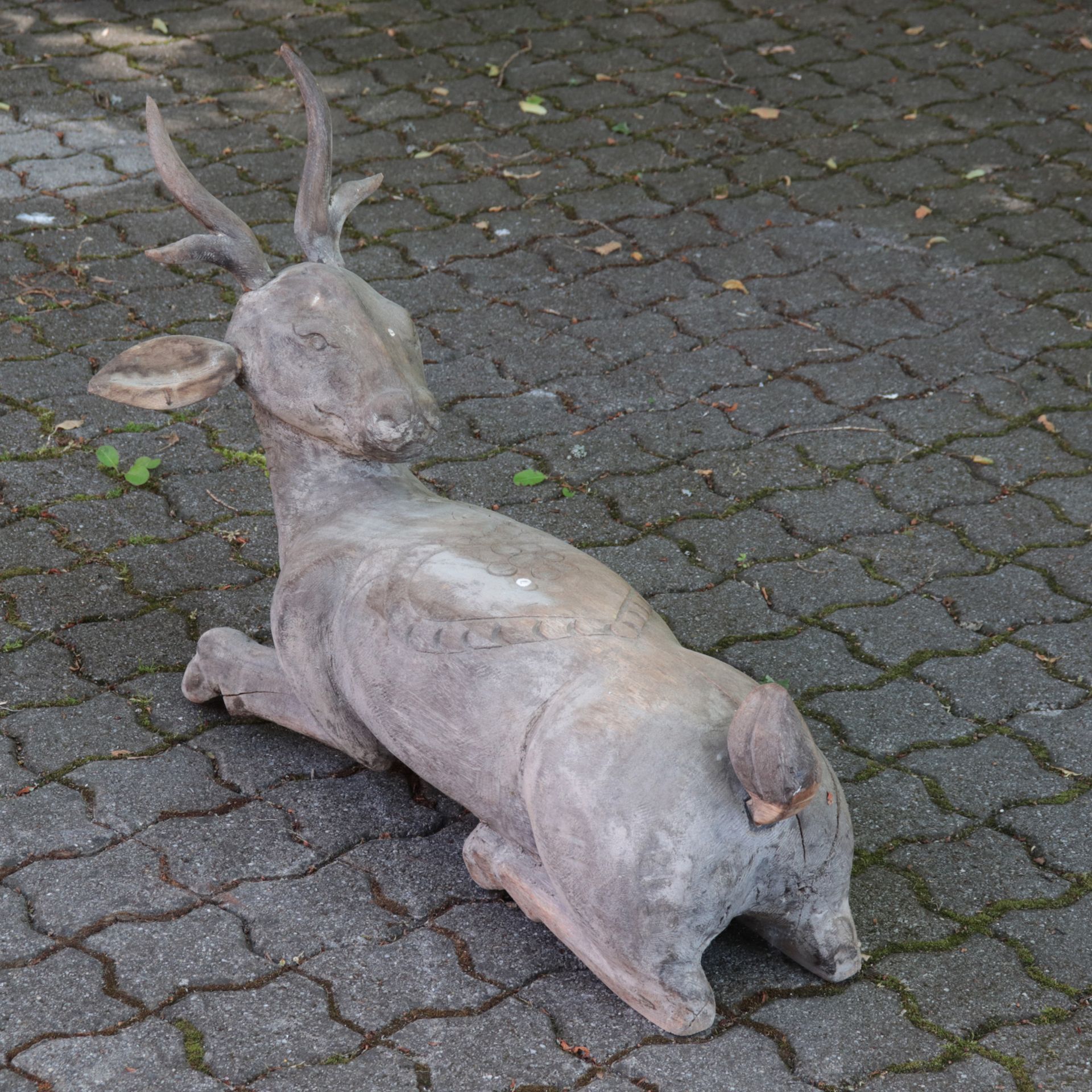 Holzskulptur - Rehbock