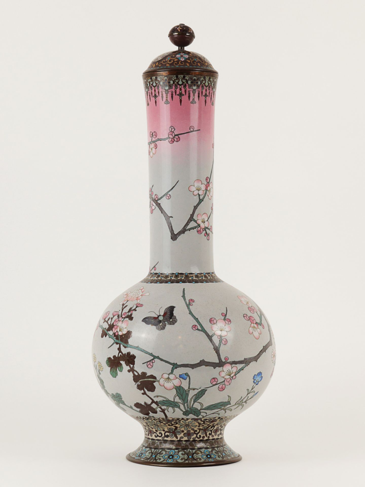 Cloisonnè - Vase - Bild 2 aus 6