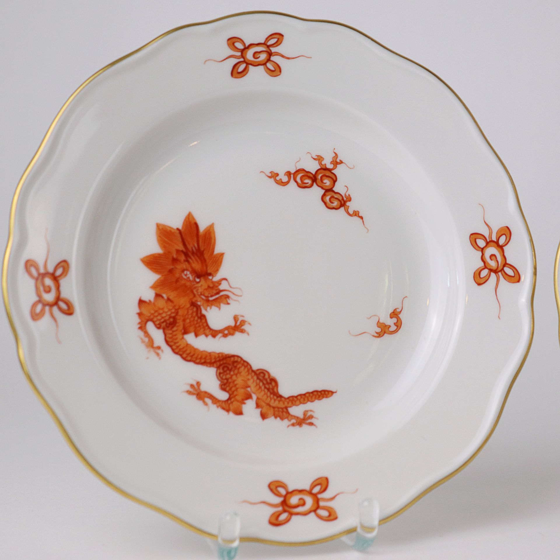 Meissen - Zwei Teller "Ming-Drache" - Bild 2 aus 10