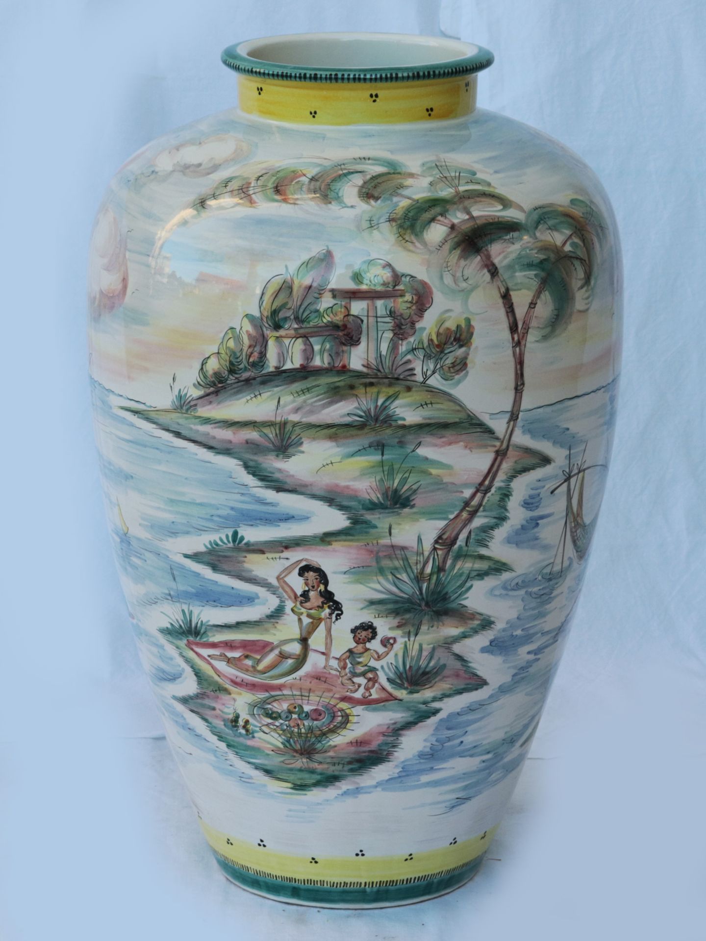 Ulmer Keramik - Große Bodenvase - Bild 2 aus 9